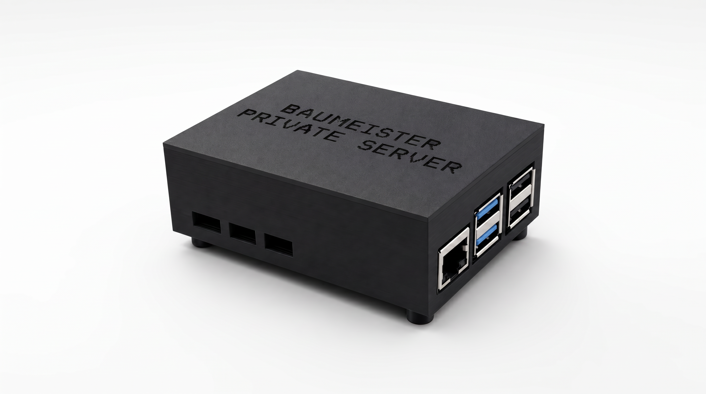 Baumeister Private Server — black rectangular case